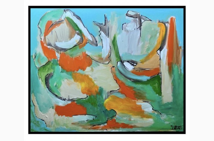 The Reach Out   80x100 cm