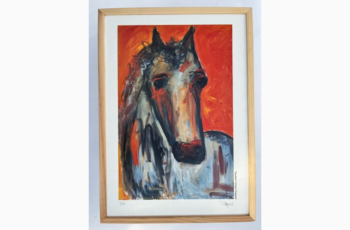 Sunshine  43,5x31,5 cm indrammet i fyrtrsramme