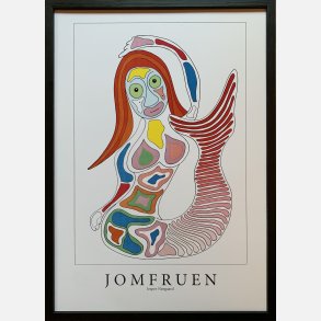 Jomfruen pink 43,5x31,5 cm