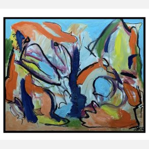 My New York State of Mind  80x100 cm