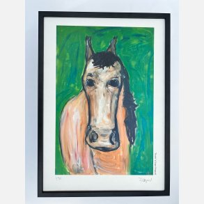 Phoebe - 43,5x31,5 cm  indrammet i sortmalet trramme