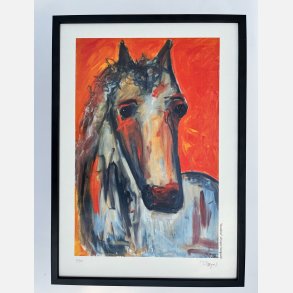 Sunshine  43,5x31,5 cm indrammet i sort trramme