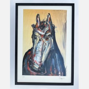  Wiseguy - 43,5x31,5 cm  indrammet i sortmalet trramme