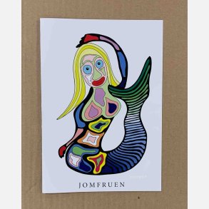 Jomfruen  sort   21x15  cm  23. august - 22.  september