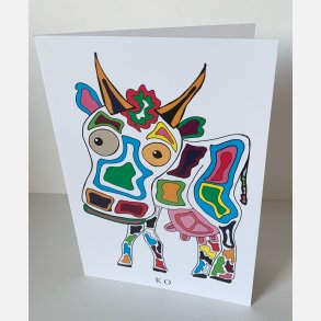 Ko  dobbeltkort 21x15 cm
