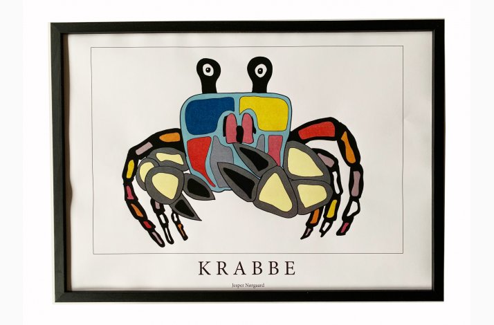 Krabbe  31,5x43,5 cm