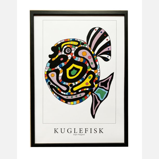 Kuglefisk  43,5x31,5 cm