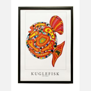 Kuglefisk 31,5x22,5 cm