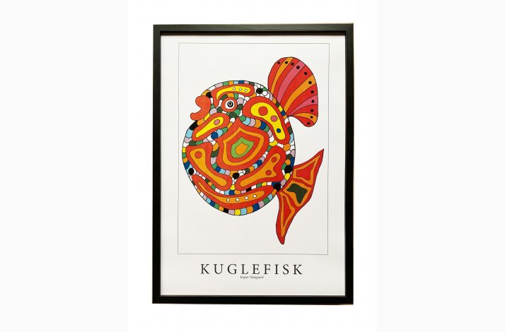 Kuglefisk 31,5x22,5 cm