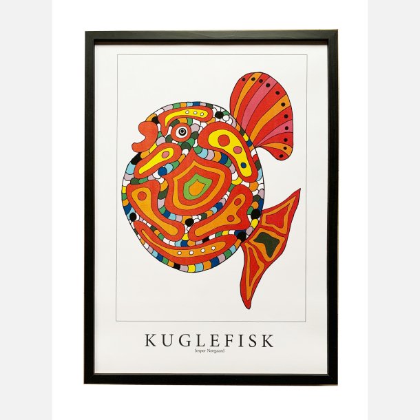 Kuglefisk  43,5x31,5 cm