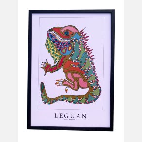 Leguan 31,5x22,5 cm