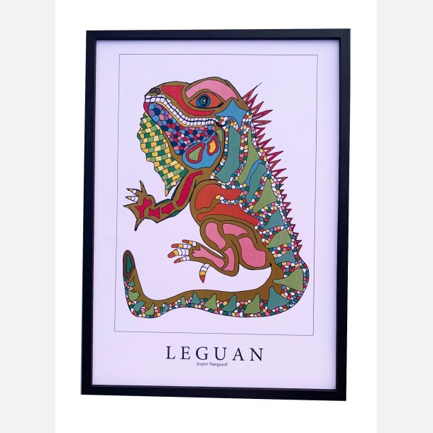 Leguan  43,5x31,5 cm
