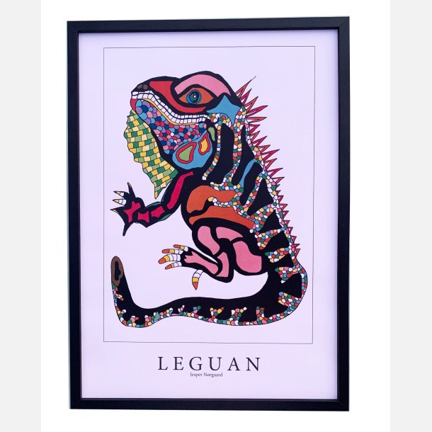 Leguan  43,5x31,5 cm