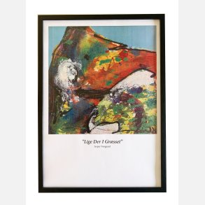 Lige Der I Grsset  43,5x31,5 cm