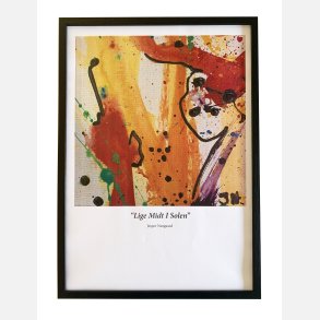 Lige Midt I Solen  43,5x31,5 cm