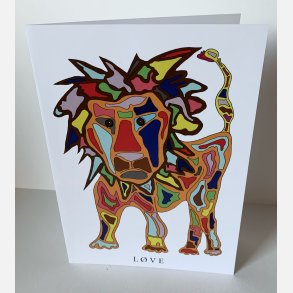Lve   dobbeltkort 21x15 cm
