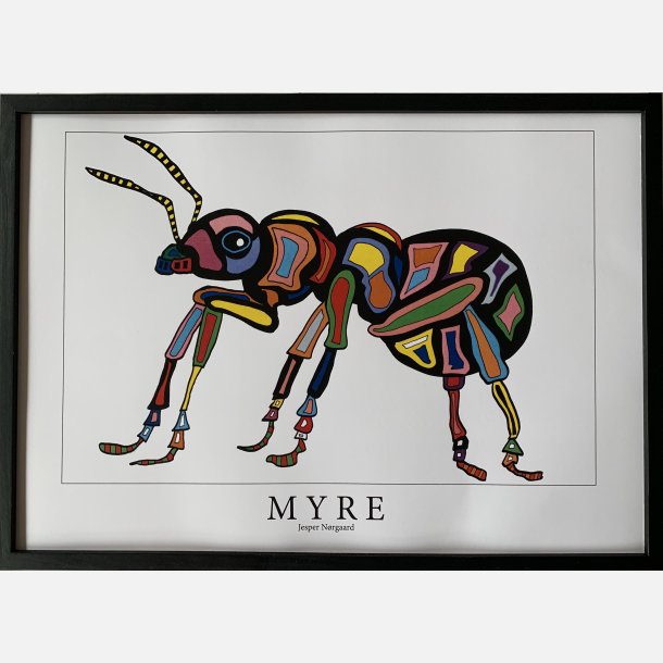 Myre   sort 31,5x43,5 cm