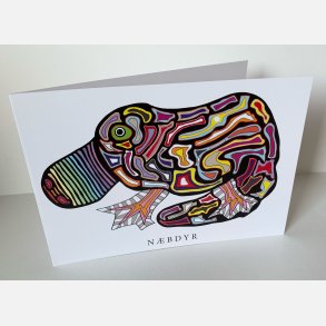 Nbdyr  15x21 cm dobbeltkort