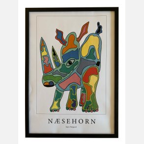 Nsehorn  harlekin  43,5x31,5 cm