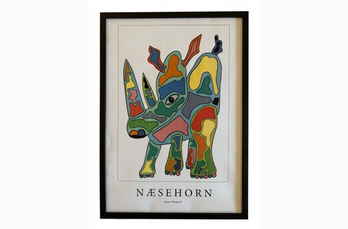 Nsehorn  harlekin  43,5x31,5 cm