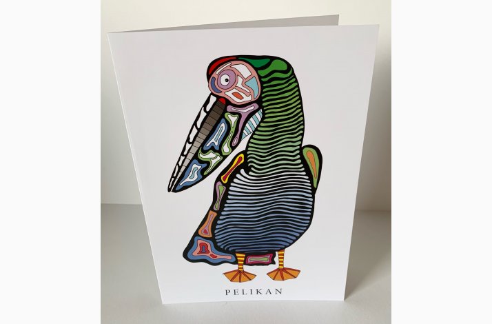 Pelikan   dobbeltkort 21x15 cm