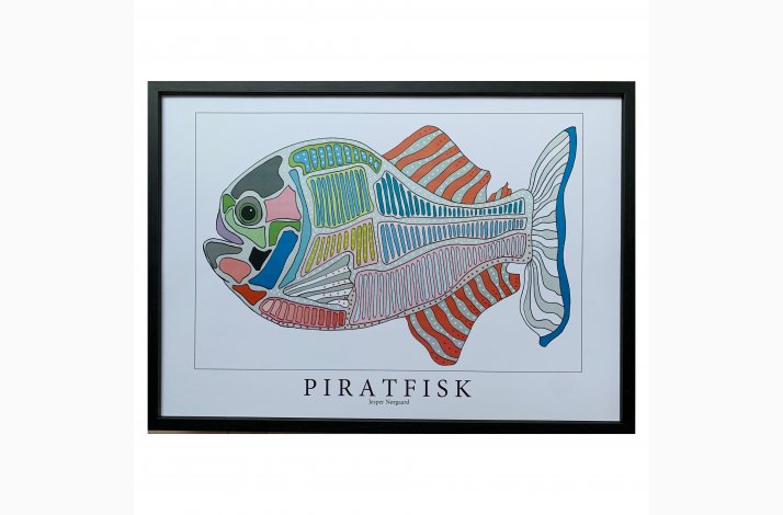 Piratfisk  gr 31,5x43,5 cm