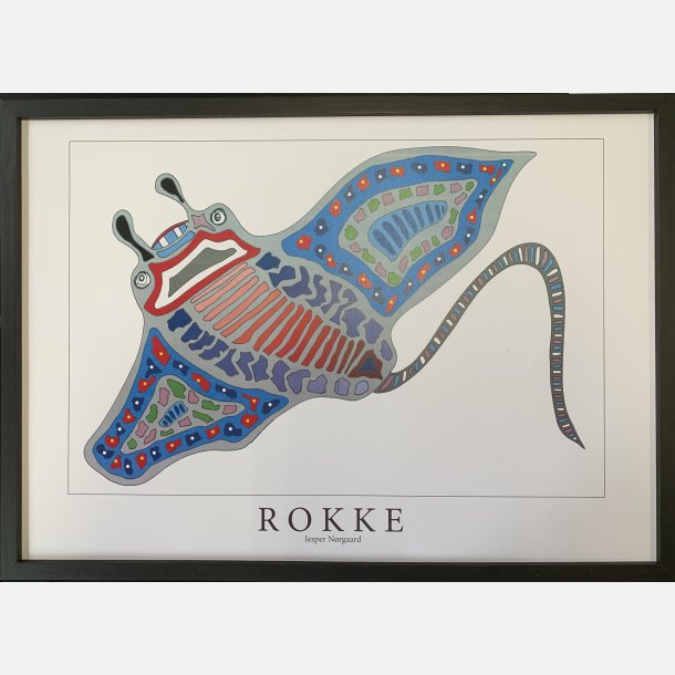Rokke    Gr / bl 31,5x43,5 cm