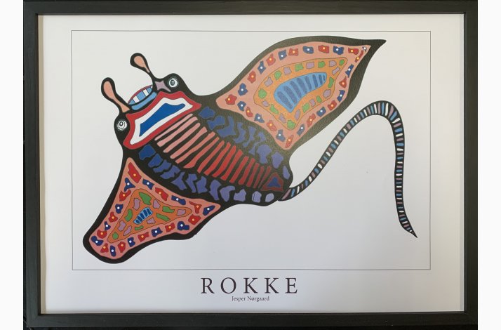 Rokke  sort / pink   31,5x43,5 cm