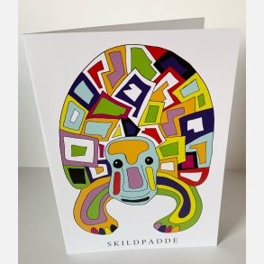 Skildpadde   dobbeltkort 21x15 cm