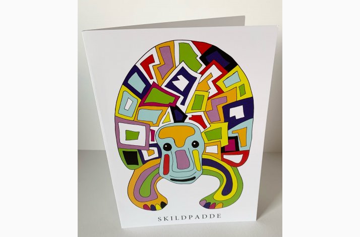 Skildpadde   dobbeltkort 21x15 cm