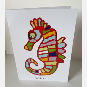 Shest  (rd)   dobbeltkort 21x15 cm