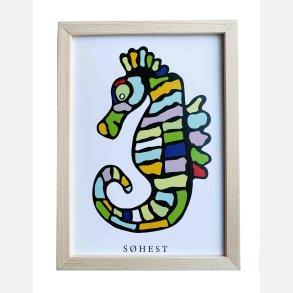 Shest  (sort)   dobbeltkort 21x15 cm