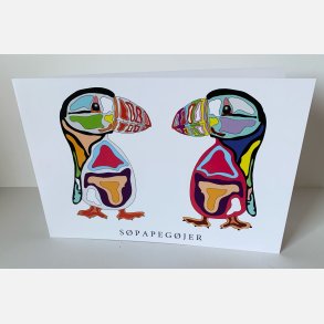 Spapegjer - 15x21 cm dobbeltkort