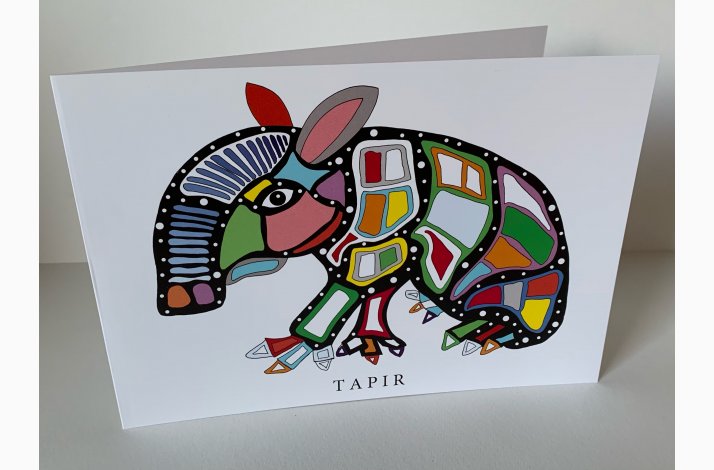 Tapir - 15x21 cm dobbeltkort