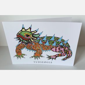 Tudsegle - 15x21 cm dobbeltkort