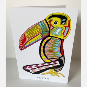 Tukan  dobbeltkort 21x15 cm