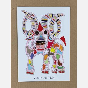 Vdderen  pink   21x15 cm    (21. marts - 20. april)