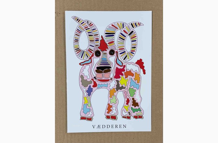 Vdderen  pink   21x15 cm    (21. marts - 20. april)
