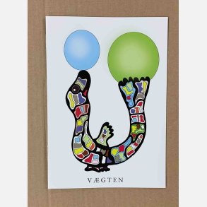 Vgten sort  21x15 cm   (23. september - 23. oktober)