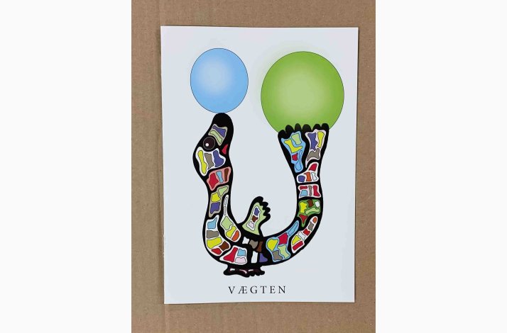 Vgten sort  21x15 cm   (23. september - 23. oktober)
