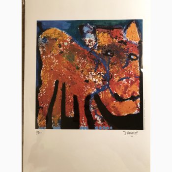 Green Dog - Limited print
