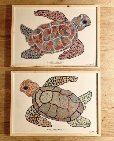 Figurerne limited signeret print 45x32 cm 