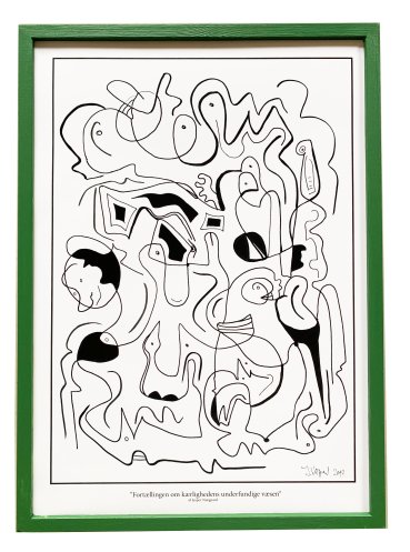 Stregerne Fortller Plakaterne 42x30 cm